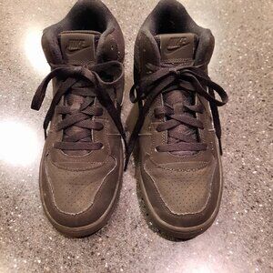 Nike Air Force One Black Hi-Tops, Womens Size 7.5